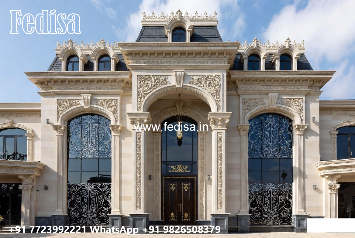 Luxury House Design with Beautiful Glass Architecture No-5545