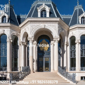 Classic House Design with Grand Front Elevation No-5560
