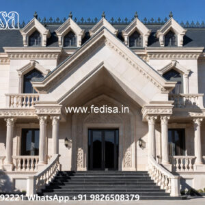 Classic House Design with Elegant Balcony Concepts No-5564