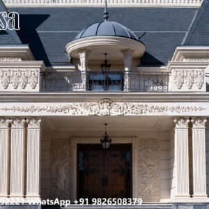 Luxury Classic House Design with Vintage Elegance No-5591