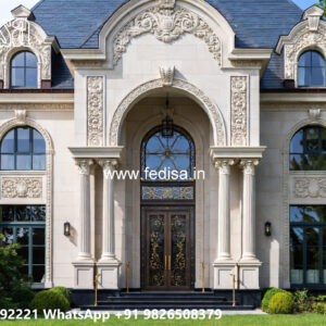 Elegant Classic House Design with Rich Textures No-5602
