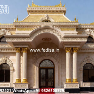 Classic House Design with Stylish Marble Flooring No-5607