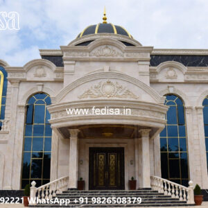 Classic House Design with Elegant Outdoor Lighting No-5614