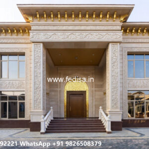 Classic House Design with Beautiful Stone Cladding No-5617