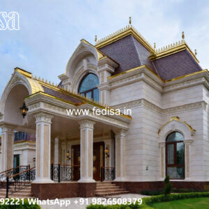 Classic House Design with Royal Decorative Details No-5626