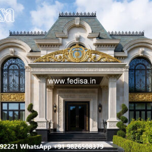 Classic House Design with Stylish Royal Interiors No-5638
