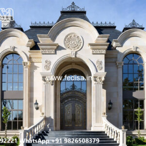 Classic House Design with Beautiful Garden Decor No-5644