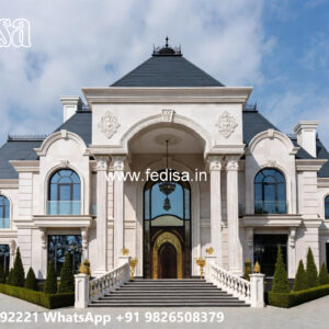 Classic House Design with Rich Marble Decor No-5656