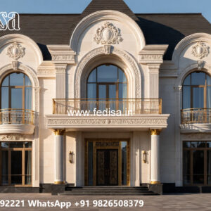 Classic House Design with Premium Garden Landscape No-5666