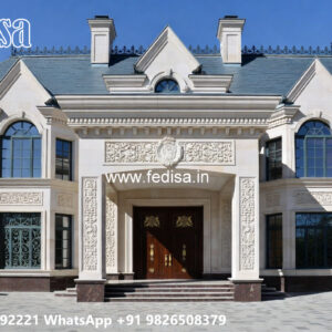 Classic House Design with Elegant Marble Staircase No-5674
