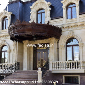 Classic House Design with Luxury Exterior Landscaping No-5681