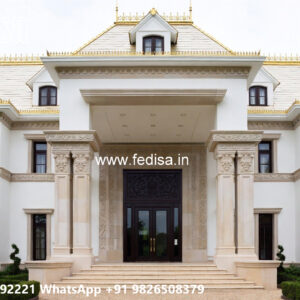 Classic Villa Design with Grand Front Elevation No-5708