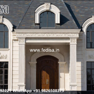Classic Villa Design with Beautiful Garden Landscape No-5710