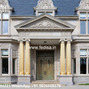 Classic Villa Design with Elegant Staircase Ideas No-5719