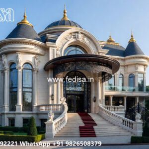 Classic Villa Design with Beautiful Roof Architecture No-5729