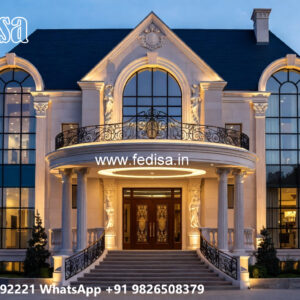 Classic Villa Design with Elegant Home Entrance No-5749
