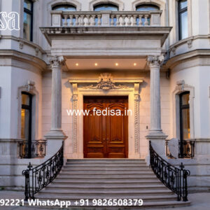 Classic Villa Design with Stylish Outdoor Lighting No-5751
