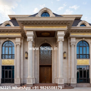 Classic Villa Design with Decorative Iron Railings No-5756