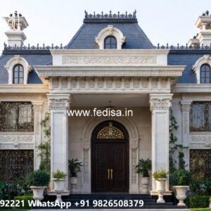 Luxury Classic Villa Design with Rich Marble Decor No-5763