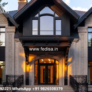 Classic Villa Design with Luxury Exterior Landscaping No-5769