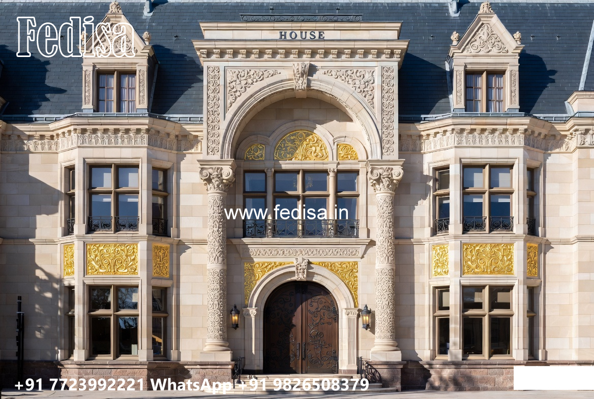 Classic Villa Design with Elegant Hallway Concepts No-5775