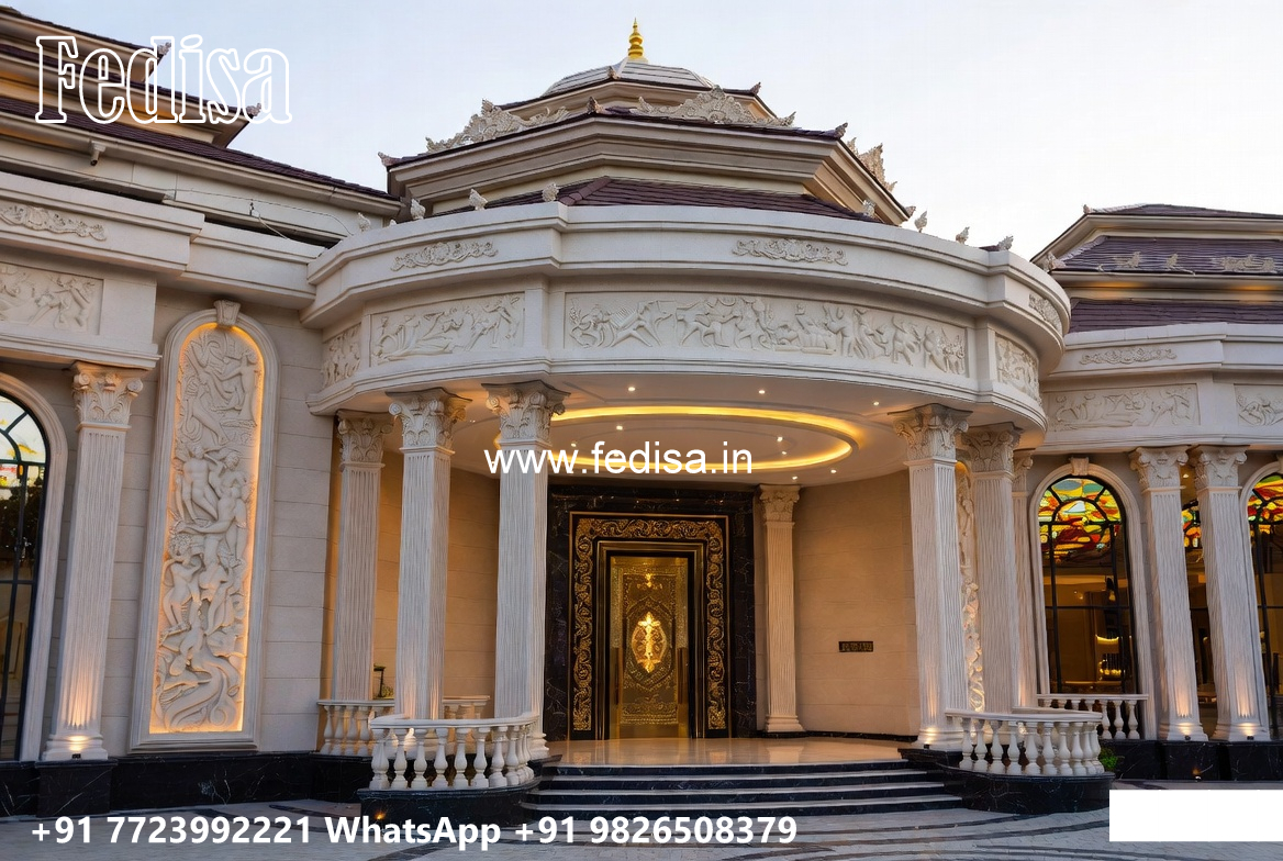 Classic Villa Design with Elegant Decorative Walls No-5782