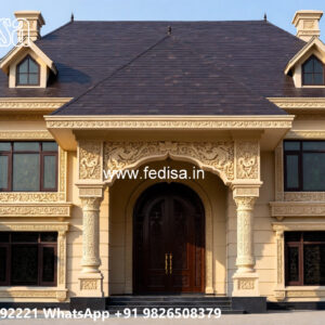 Classic Villa Design with Grand Staircase Inspiration No-5788