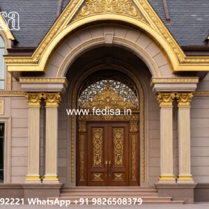 Classic Villa Design with Elegant Front Elevation No-5791