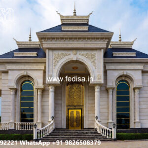 Classic Villa Design with Beautiful Garden Pathways No-5795