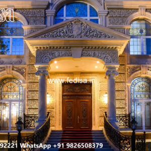 Classic Villa Design with Decorative Architectural Features No-5803