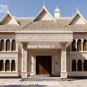 Classic Villa Design with Elegant Decorative Pillars No-5809
