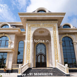 Classic Villa Design with Elegant Courtyard Inspiration No-5839