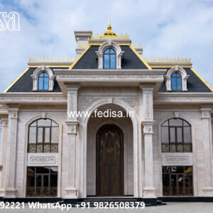 Classic Villa Design with Beautiful Marble Details No-5840