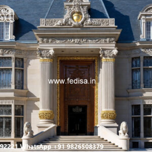 Traditional Classic Villa Design with Beautiful Exteriors No-5845