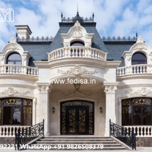 Luxury House Design with Wooden and Marble Finishes No-5871