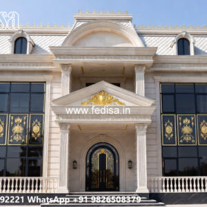 Modern Luxury House Design with Glass Facade No-5911