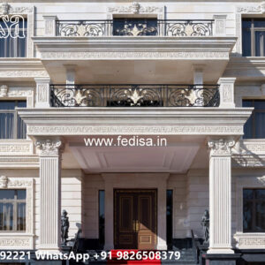 Luxury House Design with Beautiful Balcony Decor No-5931