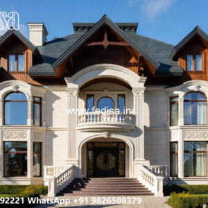Luxury House Design with Elegant Exterior Finishes No-5989