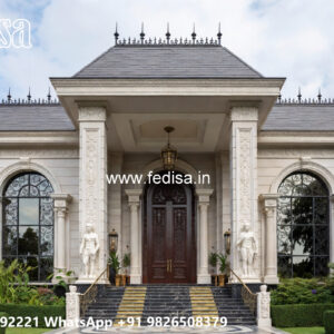 Elegant Classic House Design with Vintage Charm No-6020