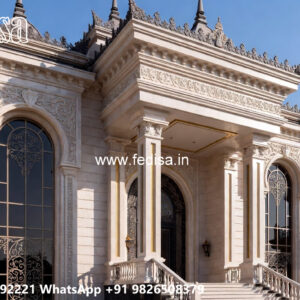 Classic House Design with Decorative Pillar Concepts No-6023