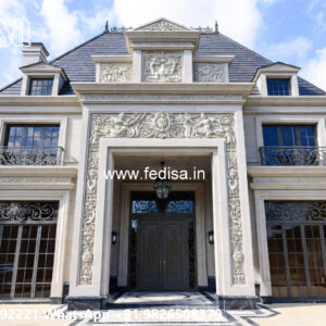 Classic House Design with Grand Entrance Ideas No-6026