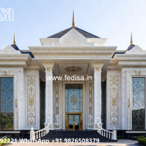Classic House Design with Royal Decorative Details No-6076