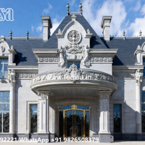 Classic House Design with Beautiful Exterior Walls No-6084