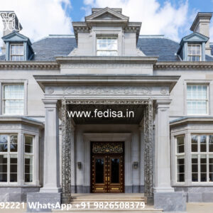 Classic House Design with Stylish Royal Interiors No-6088