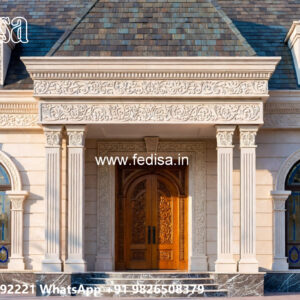 Classic House Design with Rich Marble Decor No-6106