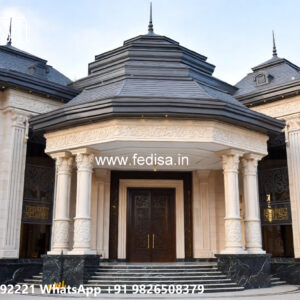 Classic House Design with Elegant Marble Staircase No-6124