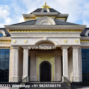 Classic House Design with Luxury Home Exterior Ideas No-6145