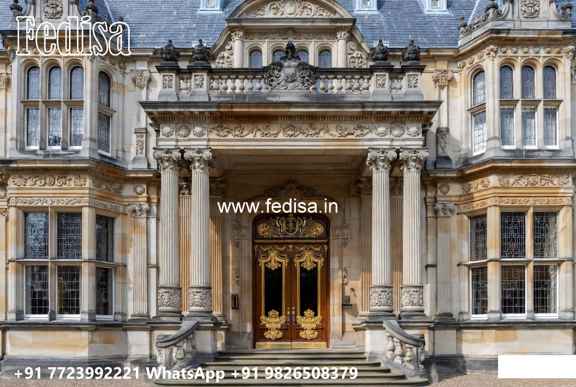 Classic Villa Design with Stylish Balcony Concepts No-6162