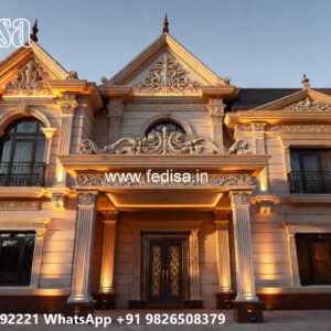 Classic Villa Design with Stylish Exterior Facade No-6170