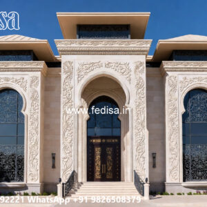 Elegant Classic Villa Design with Grand Entrance No-6178